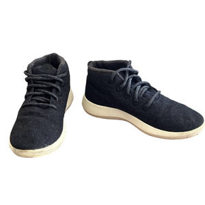 Allbirds Women’s Natural Black WRU Wool Runner-Up High Top Mizzles Size 9